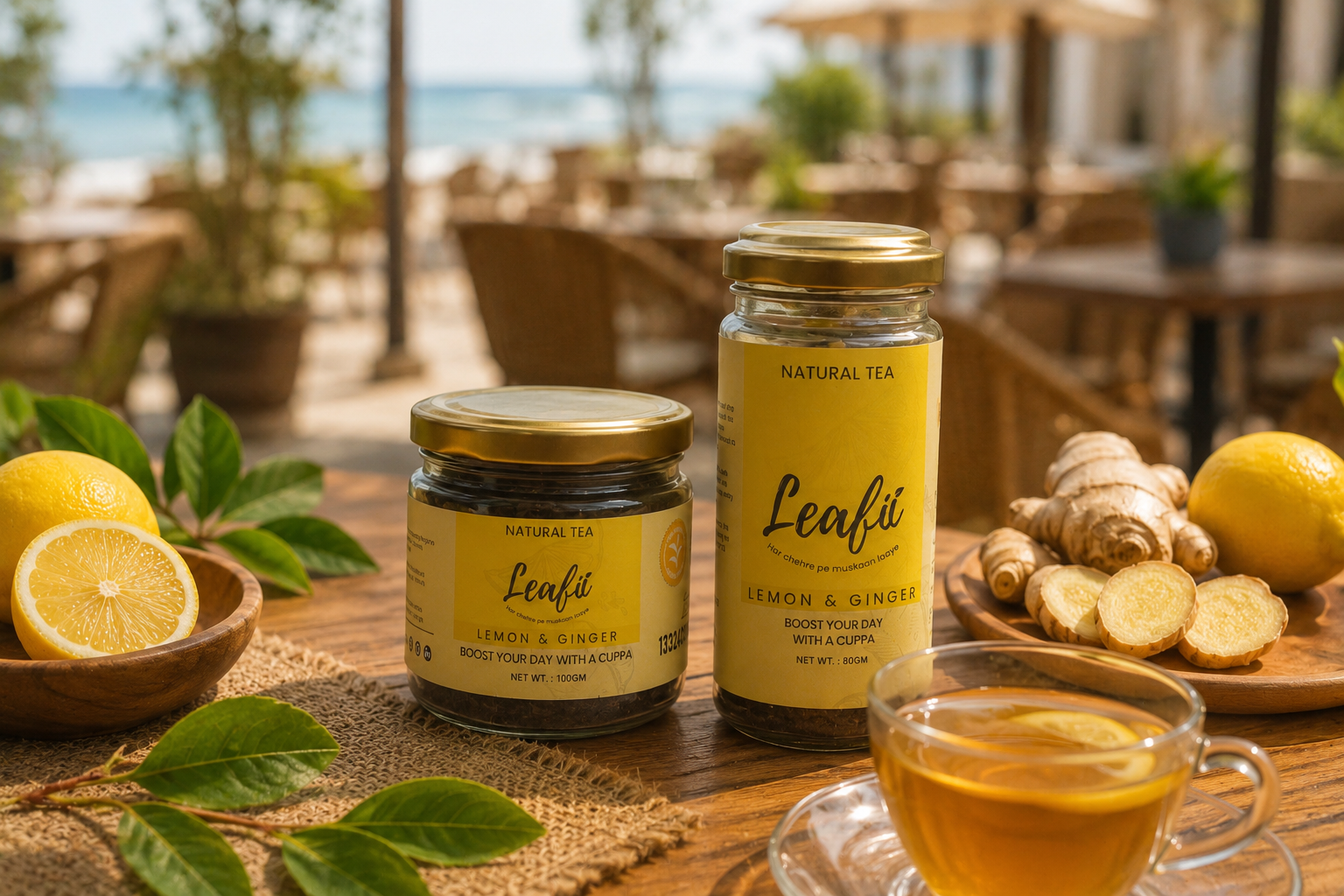 Lemon Ginger Natural Flavored Tea