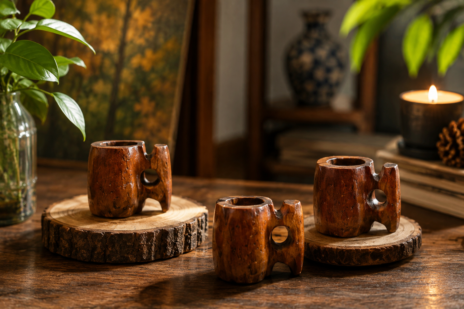 Wooden Cups